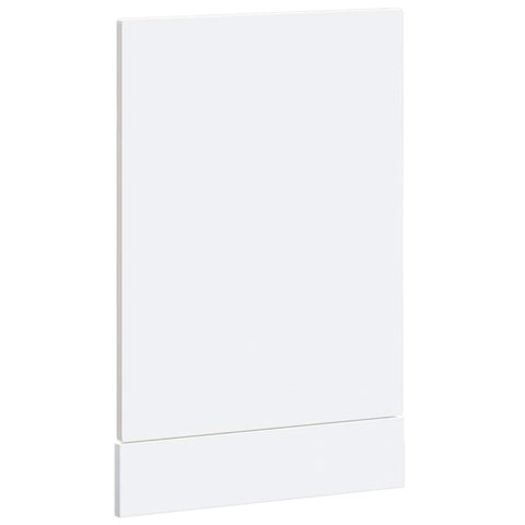 vidaXL Dishwasher Panel Porto High Gloss White 45x1,5x67 cm Engineered Wood