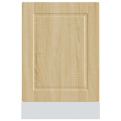vidaXL Dishwasher Panel Porto Sonoma Oak 45x1,5x67 cm Engineered Wood