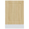 vidaXL Dishwasher Panel Porto Sonoma Oak 45x1,5x67 cm Engineered Wood