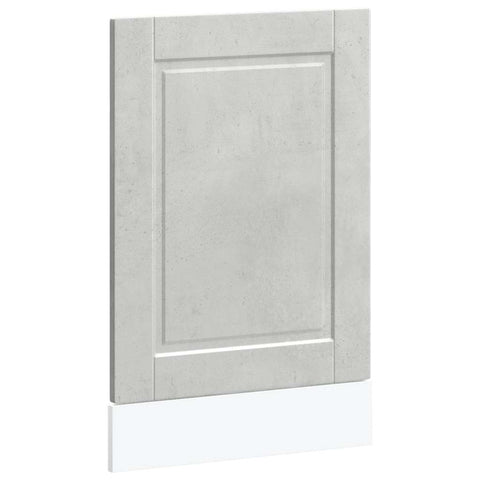vidaXL Dishwasher Panel Porto Concrete Grey 45x1,5x67 cm Engineered Wood