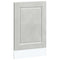 vidaXL Dishwasher Panel Porto Concrete Grey 45x1,5x67 cm Engineered Wood