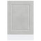 vidaXL Dishwasher Panel Porto Concrete Grey 45x1,5x67 cm Engineered Wood