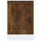 vidaXL Dishwasher Panel Porto Smoked Oak 45x1,5x67 cm Engineered Wood