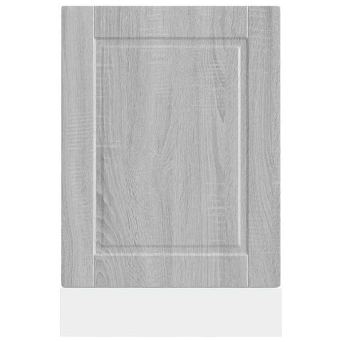 vidaXL Dishwasher Panel Porto Grey Sonoma 45x1,5x67 cm Engineered Wood
