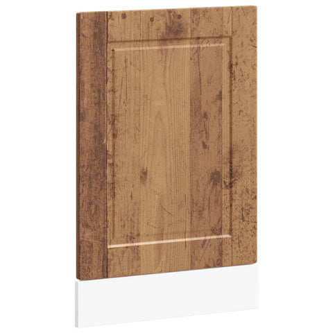 vidaXL Dishwasher Panel Porto Old Wood 45x1,5x67 cm Engineered Wood
