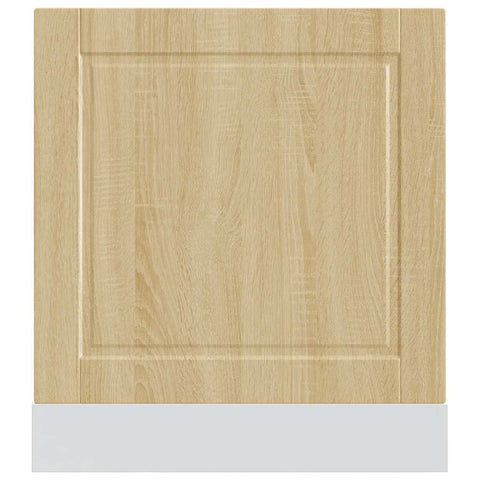vidaXL Dishwasher Panel Porto Sonoma Oak 60x1.5x67 cm Engineered Wood