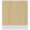 vidaXL Dishwasher Panel Porto Sonoma Oak 60x1.5x67 cm Engineered Wood