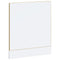 vidaXL Dishwasher Panel Porto Sonoma Oak 60x1.5x67 cm Engineered Wood