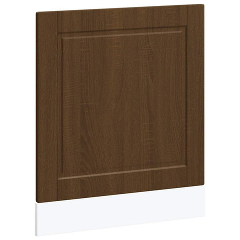 vidaXL Dishwasher Panel Porto Brown Oak 60x1.5x67 cm Engineered Wood