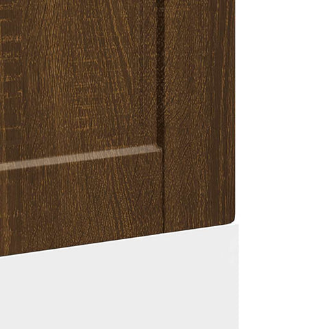 vidaXL Dishwasher Panel Porto Brown Oak 60x1.5x67 cm Engineered Wood