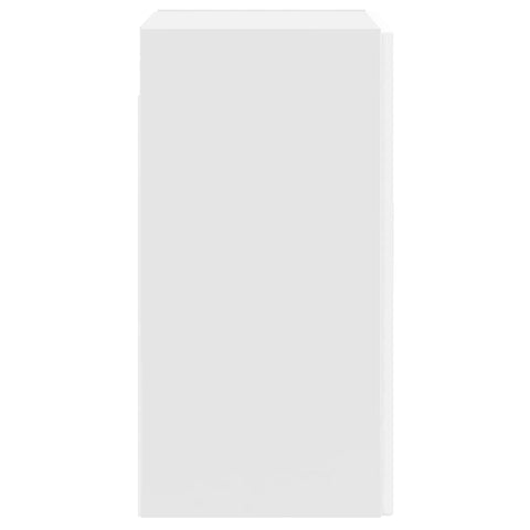vidaXL Kitchen Wall Cabinet with Glass Door Porto White