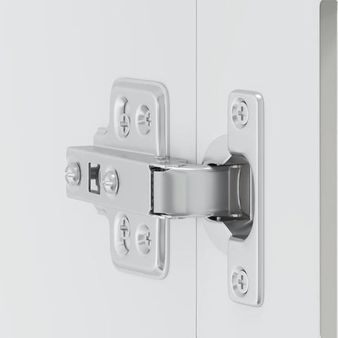 vidaXL Kitchen Wall Cabinet with Glass Door Porto White