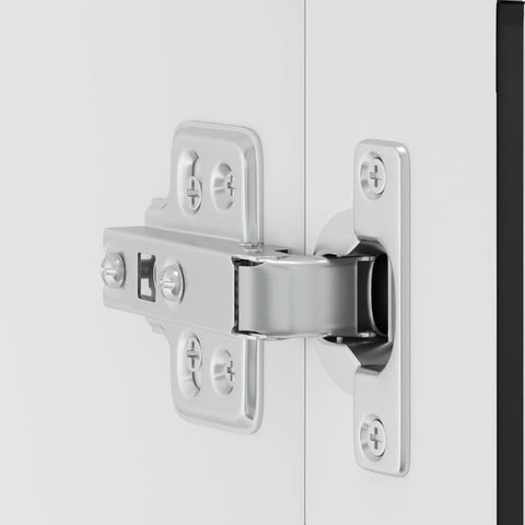 vidaXL Kitchen Wall Cabinet with Glass Door Porto Black