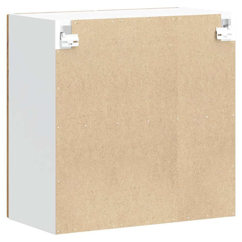 vidaXL Kitchen Wall Cabinet with Glass Door Porto Old Wood