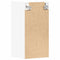 vidaXL Hanging Cabinet Riga White 30x29.5x60 cm Engineered Wood