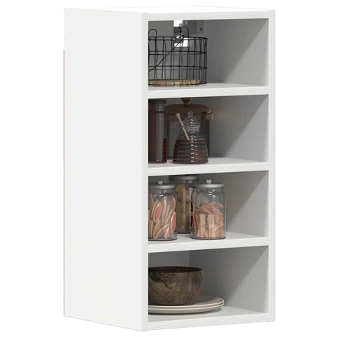 vidaXL Hanging Cabinet Riga White 30x29.5x60 cm Engineered Wood