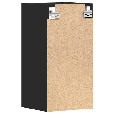 vidaXL Hanging Cabinet Riga Black 30x29.5x60 cm Engineered Wood
