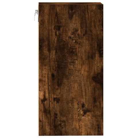 vidaXL Hanging Cabinet Riga Smoked Oak 30x29.5x60 cm Engineered Wood