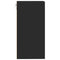 vidaXL Hanging Cabinet Riga Black 40x29.5x60 cm Engineered Wood