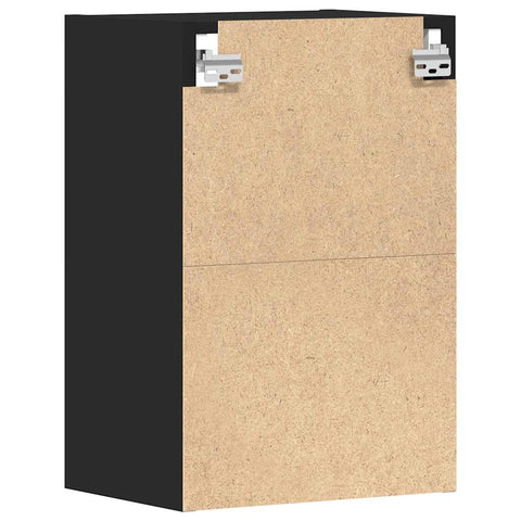 vidaXL Hanging Cabinet Riga Black 40x29.5x60 cm Engineered Wood