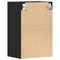 vidaXL Hanging Cabinet Riga Black 40x29.5x60 cm Engineered Wood