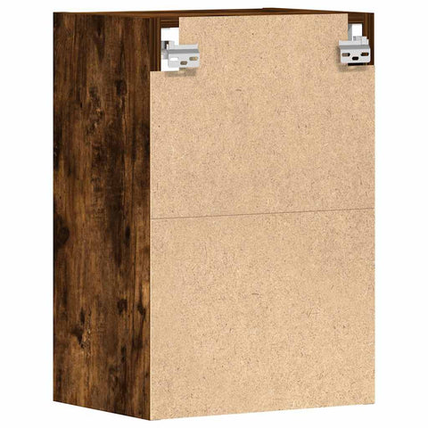 vidaXL Hanging Cabinet Riga Smoked Oak 40x29.5x60 cm Engineered Wood