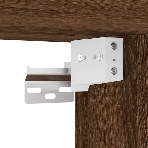 vidaXL Hanging Cabinet Riga Brown Oak 40x29.5x60 cm Engineered Wood