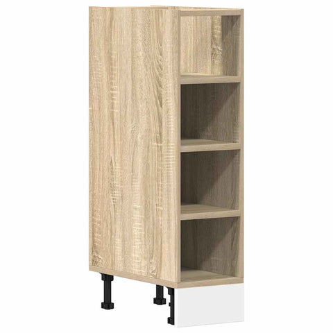 vidaXL Bottom Cabinet Riga Sonoma Oak 20x44.5x81.5 cm Engineered Wood