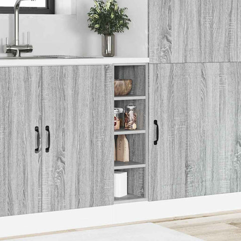 vidaXL Bottom Cabinet Riga Grey Sonoma 20x44.5x81.5 cm Engineered Wood