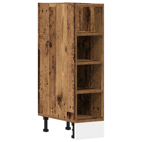 vidaXL Bottom Cabinet Riga Old Wood 20x44.5x81.5 cm Engineered Wood