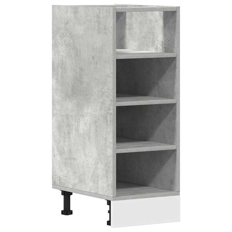 vidaXL Bottom Cabinet Riga Concrete Grey 30x44.5x81.5 cm Engineered Wood