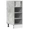 vidaXL Bottom Cabinet Riga Concrete Grey 30x44.5x81.5 cm Engineered Wood