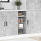 vidaXL Bottom Cabinet Riga Concrete Grey 30x44.5x81.5 cm Engineered Wood