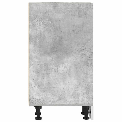 vidaXL Bottom Cabinet Riga Concrete Grey 30x44.5x81.5 cm Engineered Wood
