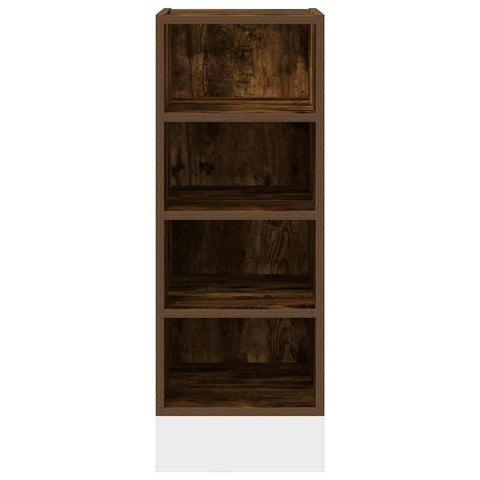 vidaXL Bottom Cabinet Riga Smoked Oak 30x44.5x81.5 cm Engineered Wood