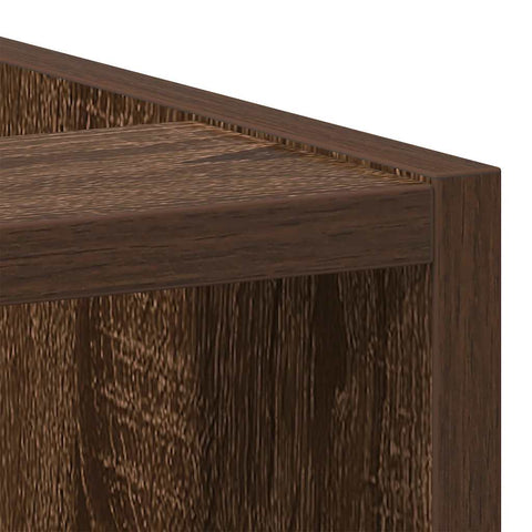 vidaXL Bottom Cabinet Riga Brown Oak 30x44.5x81.5 cm Engineered Wood