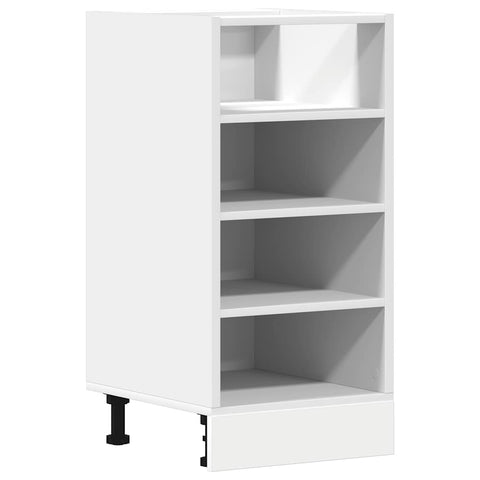 vidaXL Bottom Cabinet Riga White 40x44.5x81.5 cm Engineered Wood