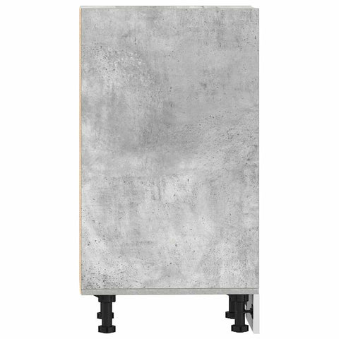 vidaXL Bottom Cabinet Riga Concrete Grey 40x44.5x81.5 cm Engineered Wood