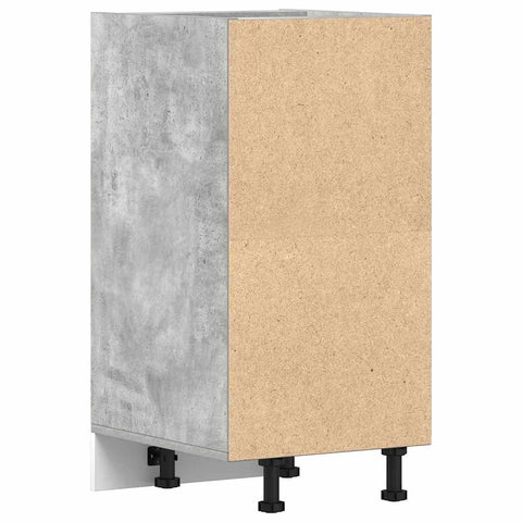vidaXL Bottom Cabinet Riga Concrete Grey 40x44.5x81.5 cm Engineered Wood