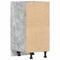 vidaXL Bottom Cabinet Riga Concrete Grey 40x44.5x81.5 cm Engineered Wood