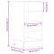 vidaXL Bottom Cabinet Riga Concrete Grey 40x44.5x81.5 cm Engineered Wood