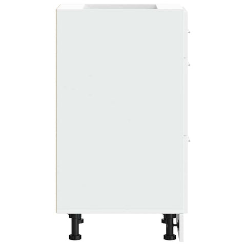 vidaXL Bottom Cabinet Lyon White 40x46x81.5 cm Engineered Wood