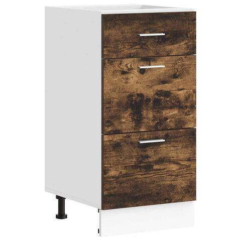 vidaXL Bottom Cabinet Lyon Smoked Oak 40x46x81.5 cm Engineered Wood