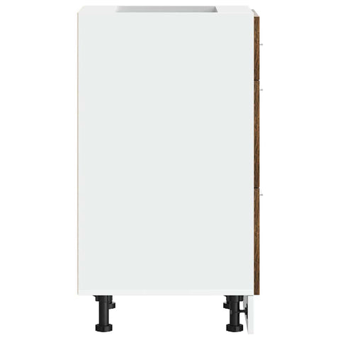 vidaXL Bottom Cabinet Lyon Smoked Oak 40x46x81.5 cm Engineered Wood