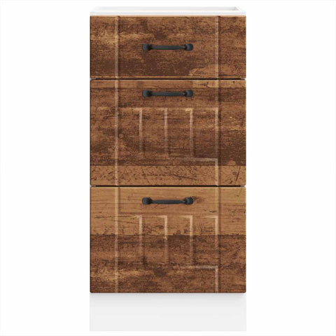 vidaXL Kitchen Base Cabinet Lucca Old Wood Engineered Wood