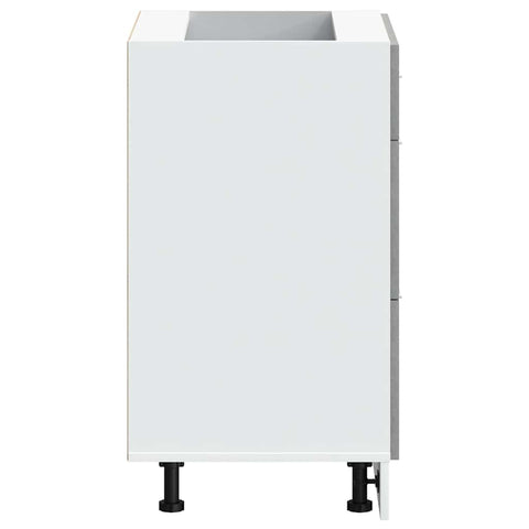 vidaXL Kitchen Base Cabinet Lyon Grey Sonoma Engineered Wood