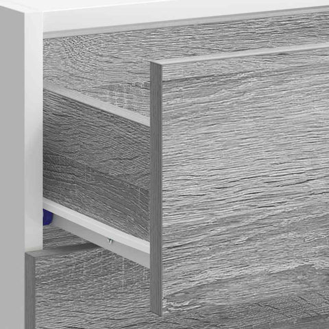 vidaXL Kitchen Base Cabinet Lyon Grey Sonoma Engineered Wood