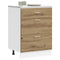 vidaXL Kitchen Base Cabinet Lyon Artisan Oak Engineered Wood