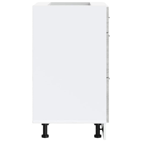 vidaXL Kitchen Base Cabinet Porto Grey Sonoma Engineered Wood