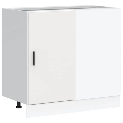 vidaXL Kitchen Base Cabinet Lyon White Engineered Wood